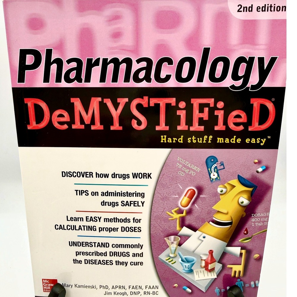 Pharmacology DeMYSTiFieD 2nd Edition Mary Kamienski Nursing Allied Health Book
